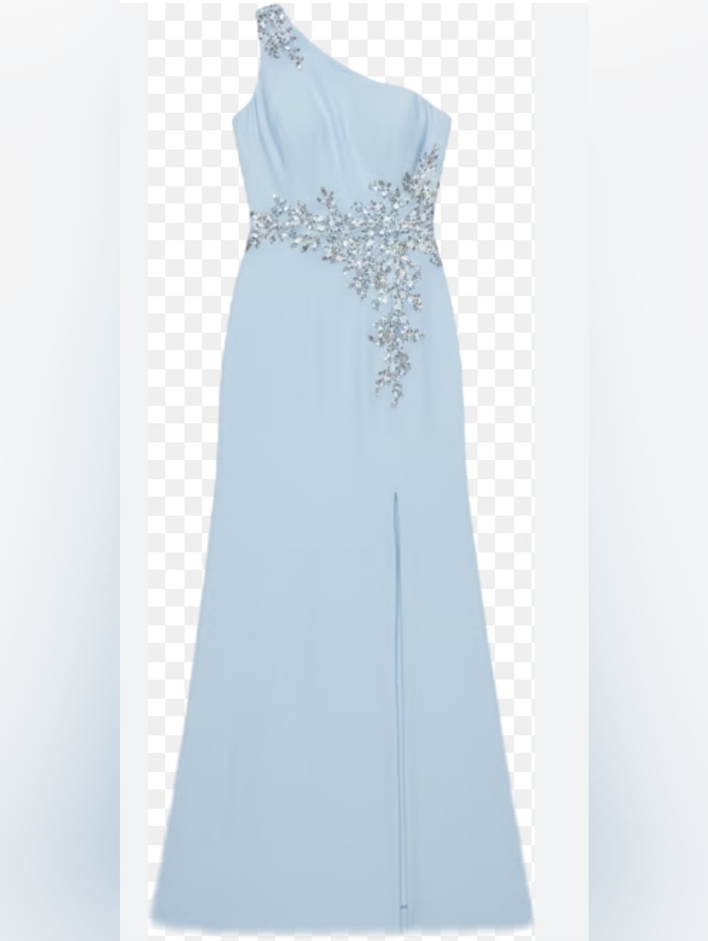 Embellished Soutache One-Shoulder Gown
Xscape Evenings. - Picture 3 of 10